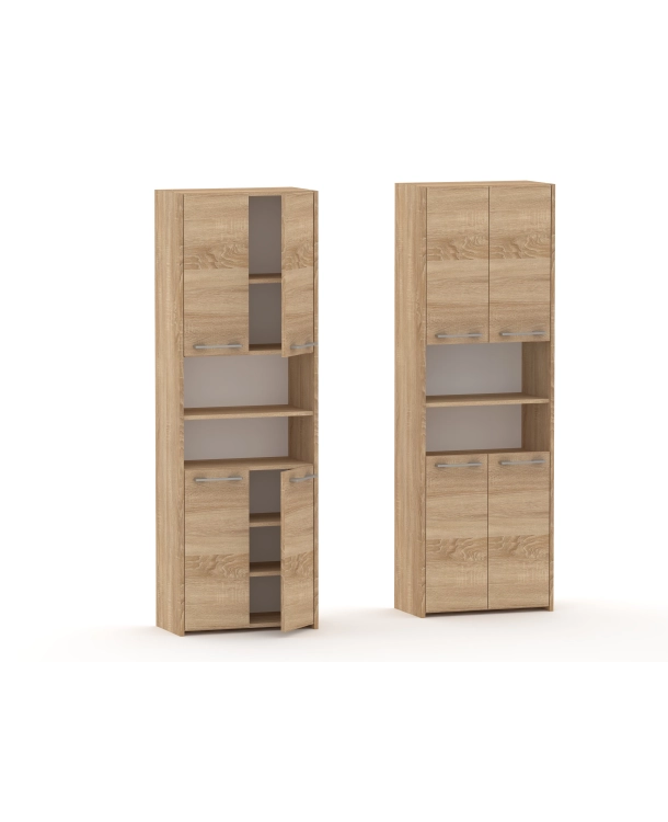 Słupek łazienkowy LUNA 4D Dab Sonoma 56  / 76 cm.